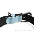 new release Cowhide collar rivet leather collar